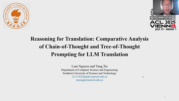 Reasoning for Translation: Comparative Analysis of Chain-of-Thought and Tree-of-Thought Prompting for LLM Translation