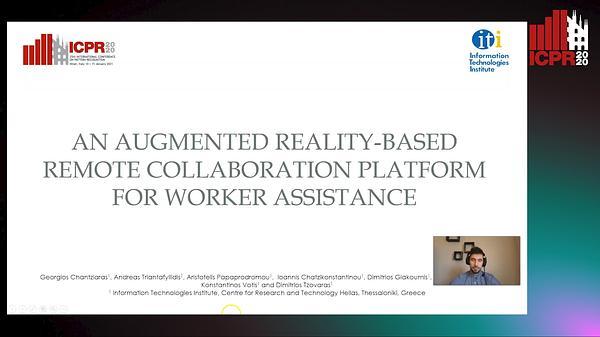 An Augmented Reality-based Remote Collaboration Platform for Worker Assistance