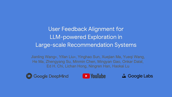 User Feedback Alignment for LLM-powered Exploration in Large-scale Recommendation Systems