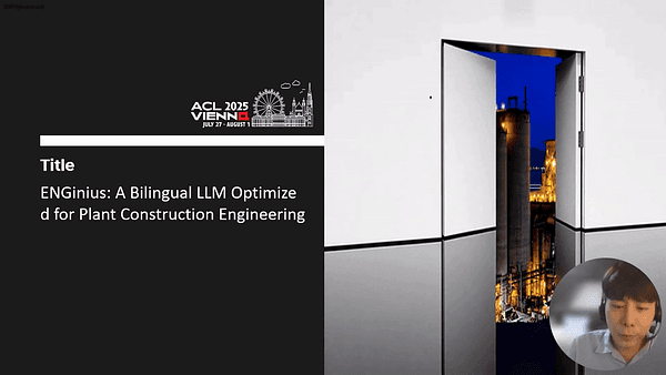 ENGinius: A Bilingual LLM Optimized for Plant Construction Engineering