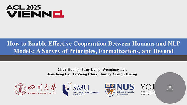 How to Enable Effective Cooperation Between Humans and NLP Models: A Survey of Principles, Formalizations, and Beyond