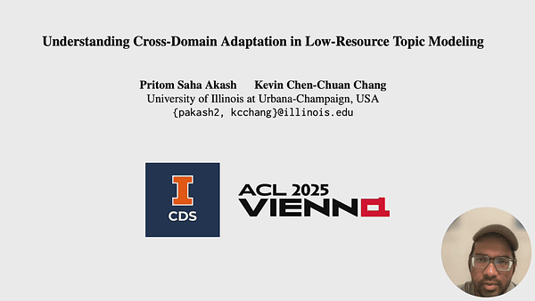 Understanding Cross-Domain Adaptation in Low-Resource Topic Modeling