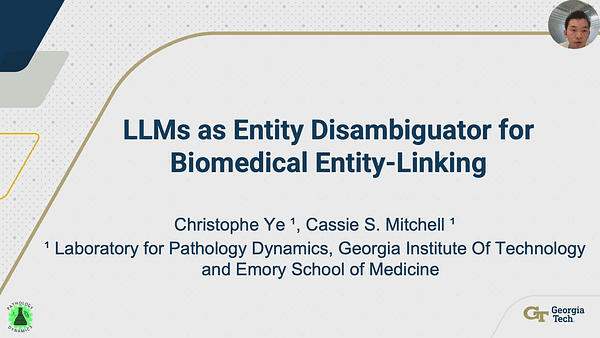 LLM as Entity Disambiguator for Biomedical Entity-Linking