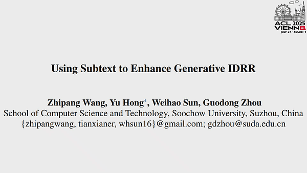 Using Subtext to Enhance Generative IDRR