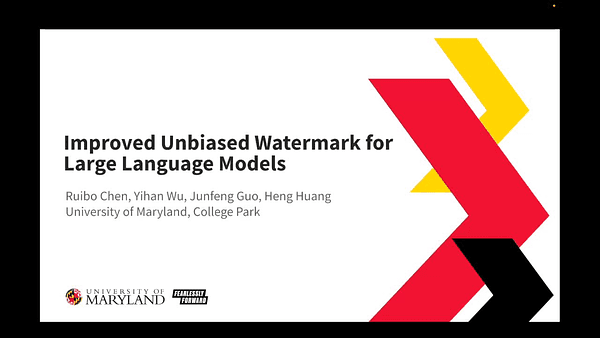 Improved Unbiased Watermark for Large Language Models