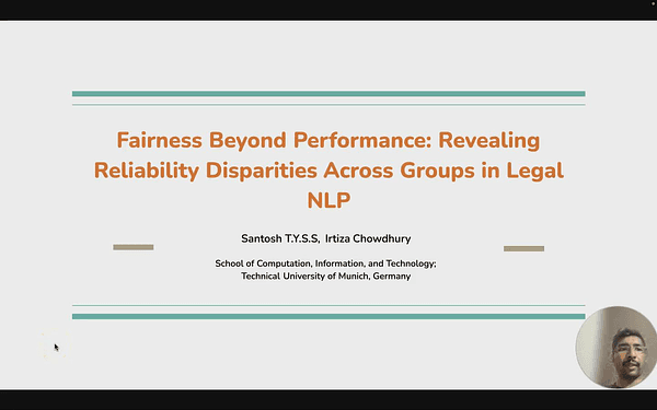 Fairness Beyond Performance: Investigating Reliability Disparities Across Groups in Legal NLP