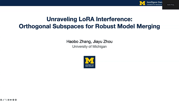 Unraveling LoRA Interference: Orthogonal Subspaces for Robust Model Merging