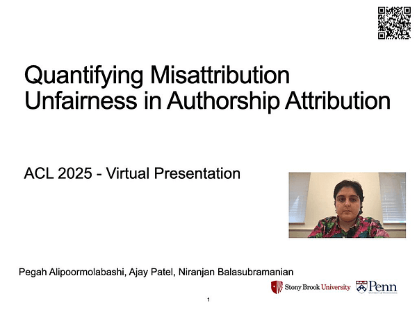 Quantifying Misattribution Unfairness in Authorship Attribution