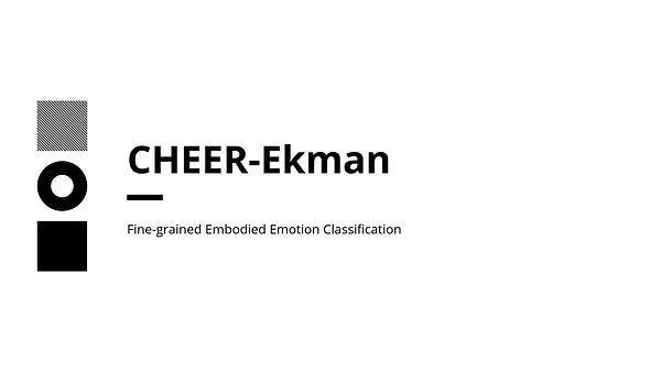 CHEER-Ekman: Fine-grained Embodied Emotion Classification