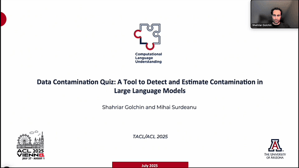 Data Contamination Quiz: A Tool to Detect and Estimate Contamination in Large Language Models