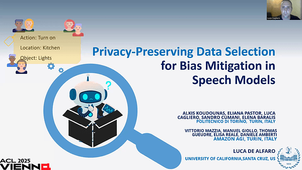 Privacy Preserving Data Selection for Bias Mitigation in Speech Models