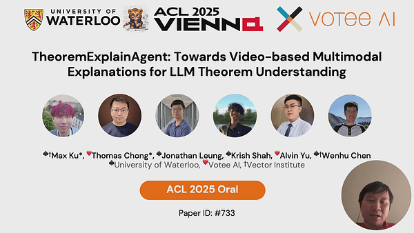 TheoremExplainAgent: Towards Video-based Multimodal Explanations for LLM Theorem Understanding