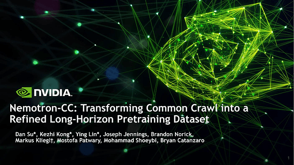 Transforming Common Crawl into a Refined Long-Horizon Pretraining Dataset