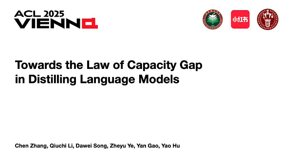 Towards the Law of Capacity Gap in Distilling Language Models