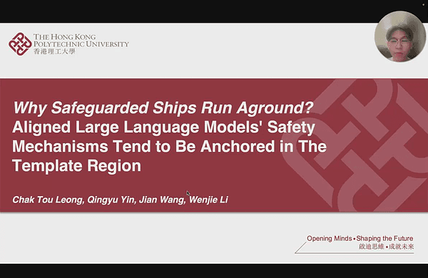 Why Safeguarded Ships Run Aground? Aligned Large Language Models' Safety Mechanisms Tend to Be Anchored in The Template Region