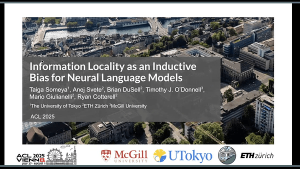 Learnability on the Information-Theoretic Continuum: Inductive Bias for Information Locality in Neural Language Models