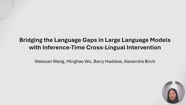 Bridging the Language Gaps in Large Language Models with Inference-Time Cross-Lingual Intervention
