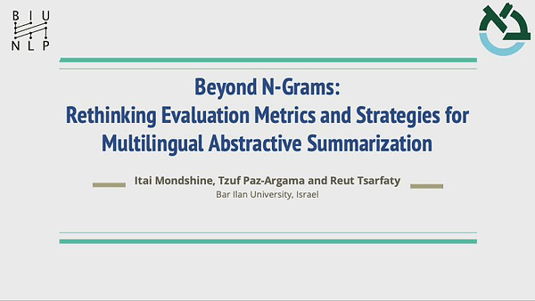 Beyond N-Grams: Rethinking Evaluation Metrics and Strategies for Multilingual Abstractive Summarization