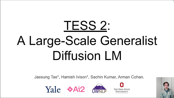 SAD-LM: A Large-Scale Generalist Diffusion Language Model