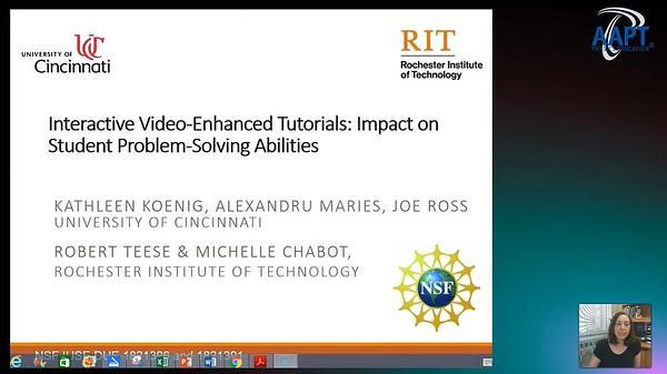 Interactive Video-Enhanced Tutorials Impact on Student Problem-Solving Abilities