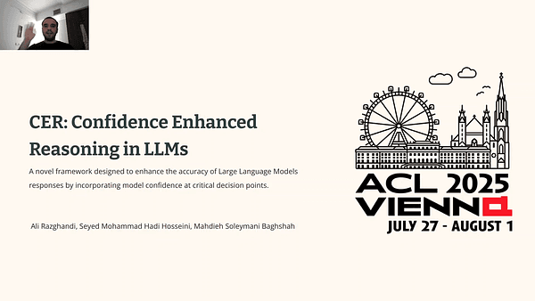 CER: Confidence Enhanced Reasoning in LLMs