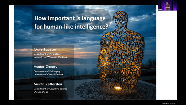 How important is language for human-like intelligence?