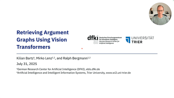 Retrieving Argument Graphs Using Vision Transformers