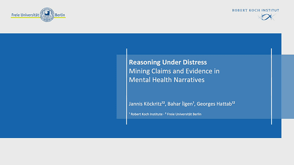 Reasoning Under Distress: Mining Claims and Evidence in Mental Health Narratives