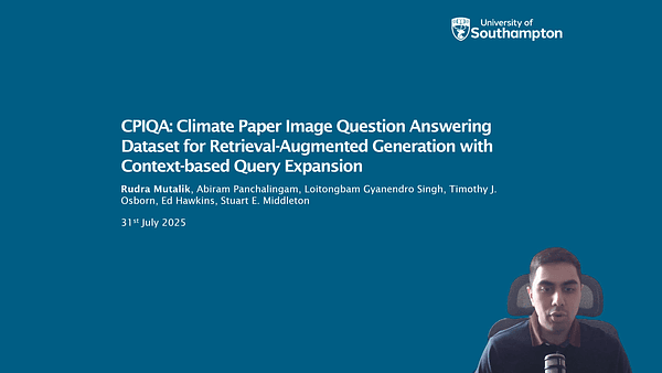 CPIQA: Climate Paper Image Question Answering Dataset for Retrieval-Augmented Generation with Context-based Query Expansion