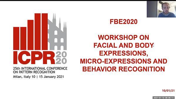 FBE2020 - Workshop on Facial and Body Expressions, micro-expressions and behavior recognition