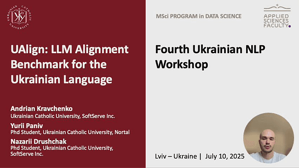 UAlign: LLM Alignment Benchmark for the Ukrainian Language