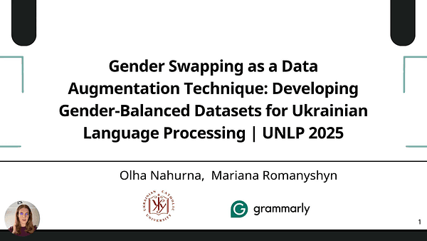 Gender Swapping as a Data Augmentation Technique: Developing Gender-Balanced Datasets for Ukrainian Language Processing