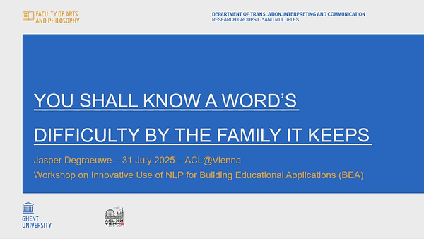 You Shall Know a Word's Difficulty by the Family It Keeps: Word Family Features in Personalised Word Difficulty Classifiers for L2 Spanish