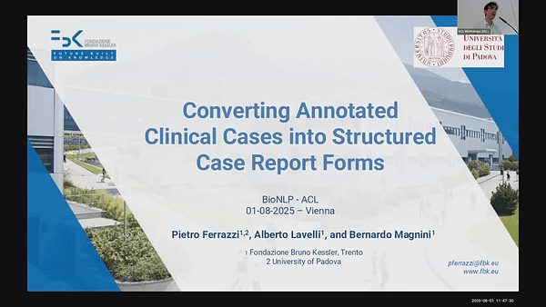 Converting Annotated Clinical Cases into Structured Case Report Forms