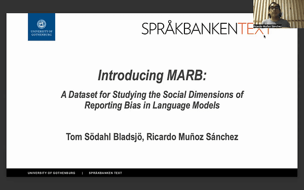 Introducing MARB — A Dataset for Studying the Social Dimensions of Reporting Bias in Language Models