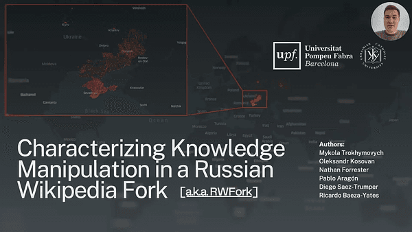 Characterizing Knowledge Manipulation in a Russian Wikipedia Fork