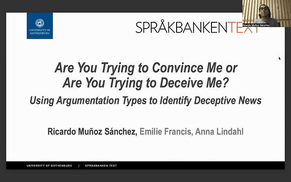 Are You Trying to Convince Me or Are You Trying to Deceive Me? Using Argumentation Types to Identify Deceptive News