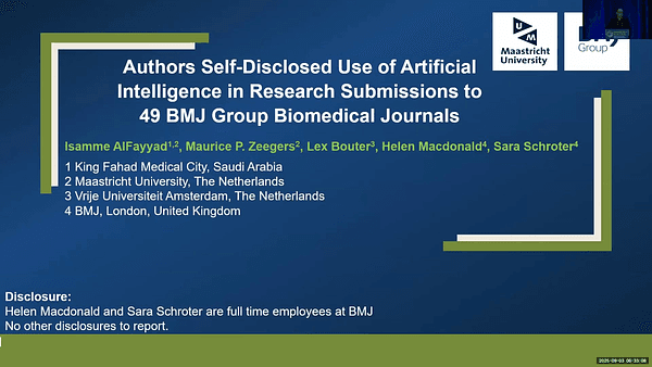 Authors Self-Disclosed Use of Artificial Intelligence in Research Submissions to 49 BMJ Group Biomedical Journals