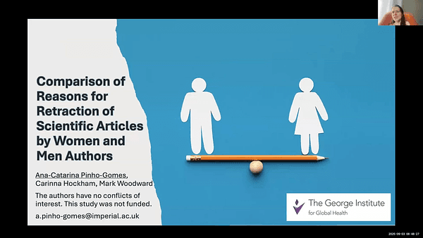 Comparison of Reasons for Retraction of Biomedical Articles by Women and Men Authors