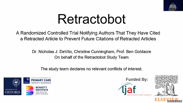 Notifying Authors That They Have Cited a Retracted Article and Future Citations of Retracted Articles: The RetractoBot Randomized Controlled Trial