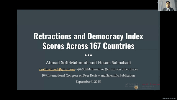 Retractions and Democracy Index Scores Across 167 Countries