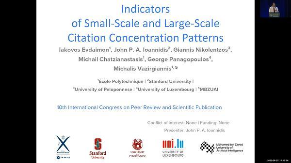 Indicators of Small-Scale and Large-Scale Citation Concentration Patterns