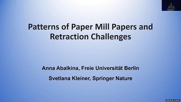 Patterns of Paper Mill Papers and Retraction Challenges
