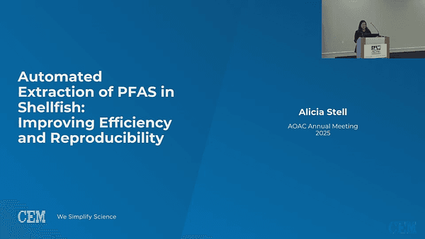 Automated Extraction of PFAS from Shellfish: Improving Sample Preparation Efficiency and Reproducibility