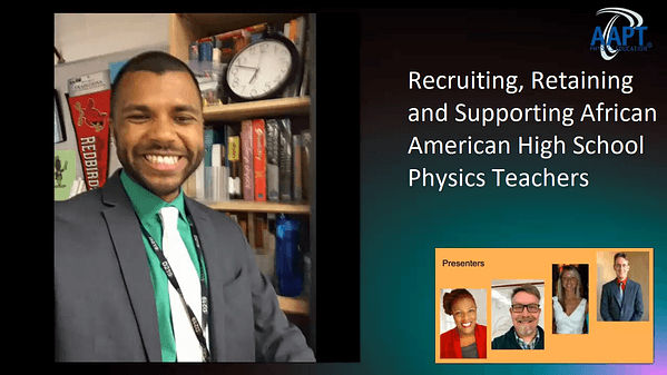 Recruiting, Retaining and Supporting African American High School Physics Teachers
