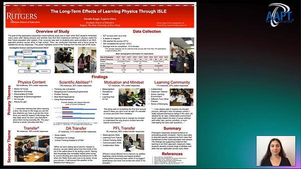 The Long-Term Effects of Learning Physics Through ISLE