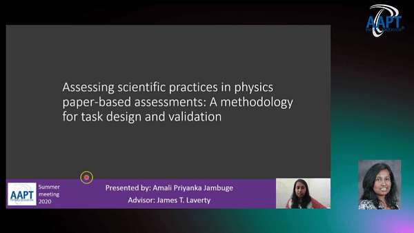 Assessing scientific practices in physics paper-based assessments: A methodology for task design and validation