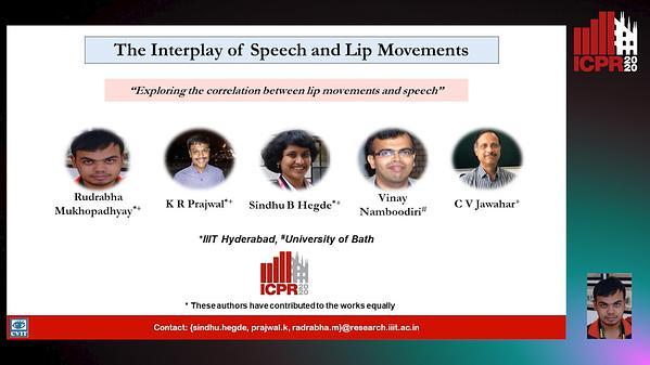 The Interplay of Speech and Lip Movements