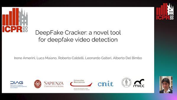 DeepFake Cracker: a novel tool for deepfake video detection