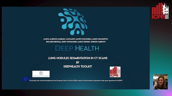 Lung nodules segmentation in CT scans by DeepHealth toolkit